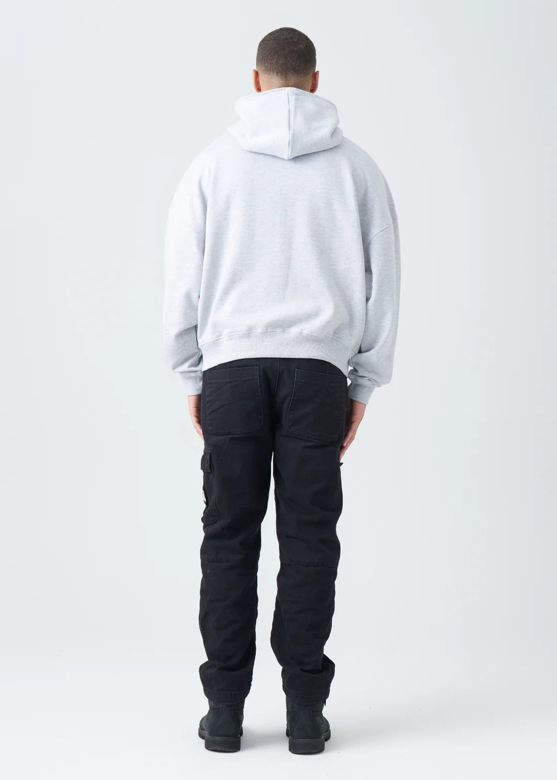 Luxury Oversized Boxy Heavyweight Full-Zip Hoodie