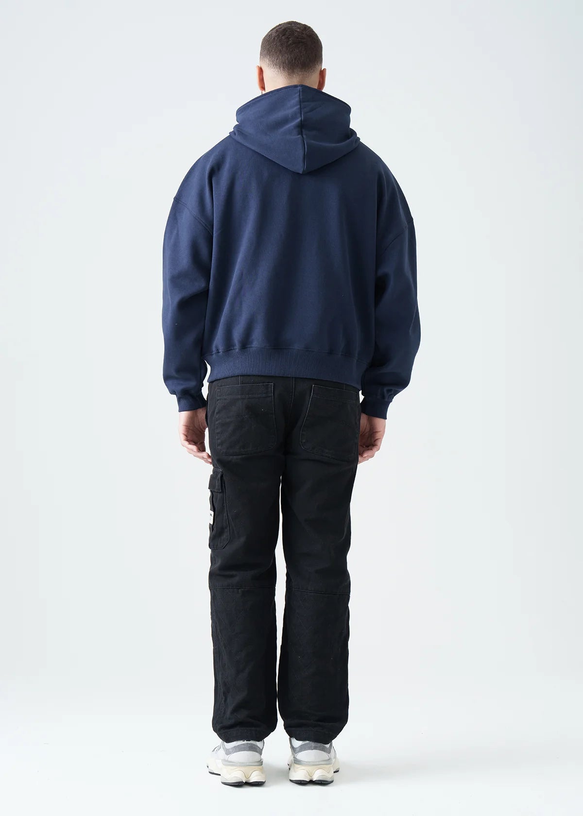 Luxury Oversized Boxy Heavyweight Full-Zip Hoodie