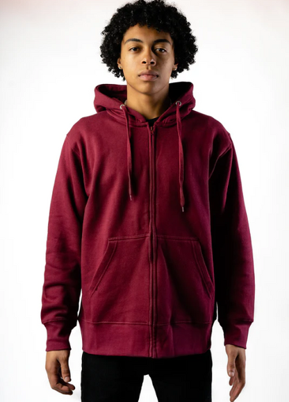 Elegant Heavy Blend Full Zip Up Hoodie