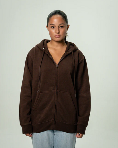 Women's Elegant Heavy Blend Full Zip-Up Hoodie