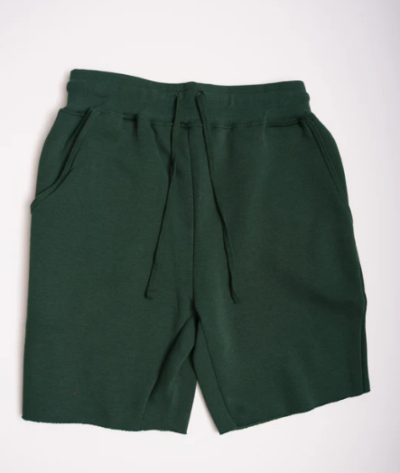 Elegant Rough Edge Fleece Shorts