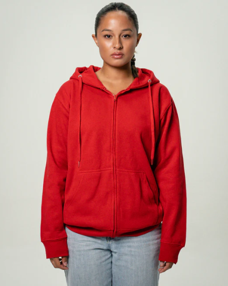 Women's Elegant Heavy Blend Full Zip-Up Hoodie