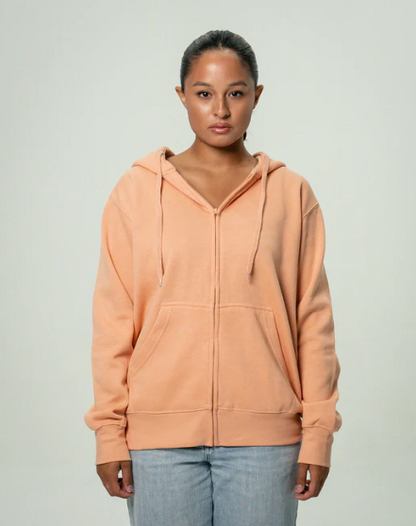 Women's Elegant Heavy Blend Full Zip-Up Hoodie