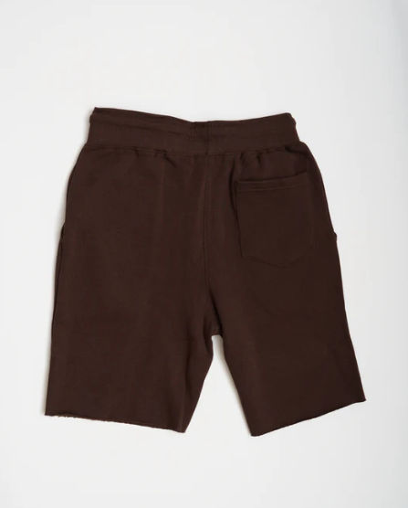 Elegant Rough Edge Fleece Shorts