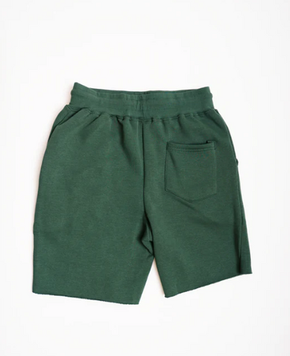 Elegant Rough Edge Fleece Shorts