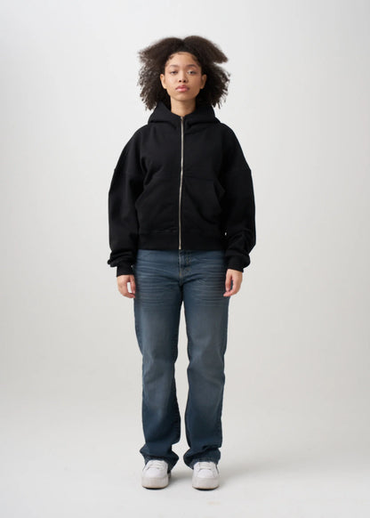 Women's Oversized Heavyweight Zip Up Hoodie