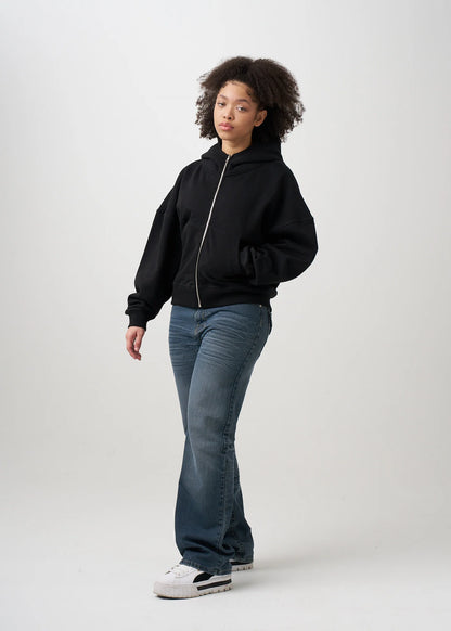 Women's Oversized Heavyweight Zip Up Hoodie