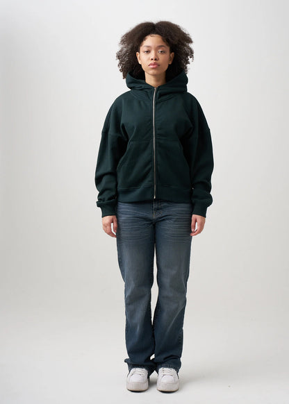 Women's Oversized Heavyweight Zip Up Hoodie