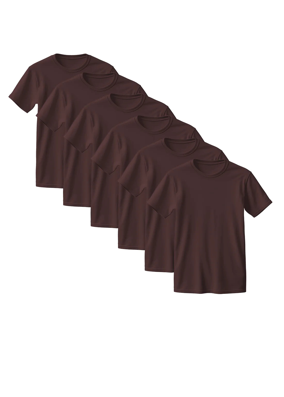 Elegant Combed Cotton T-Shirt 6-Pack