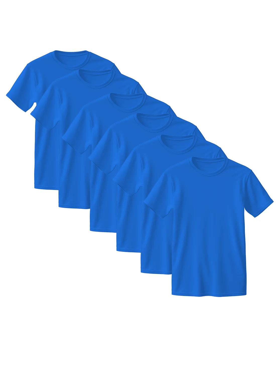 Elegant Combed Cotton T-Shirt 6-Pack