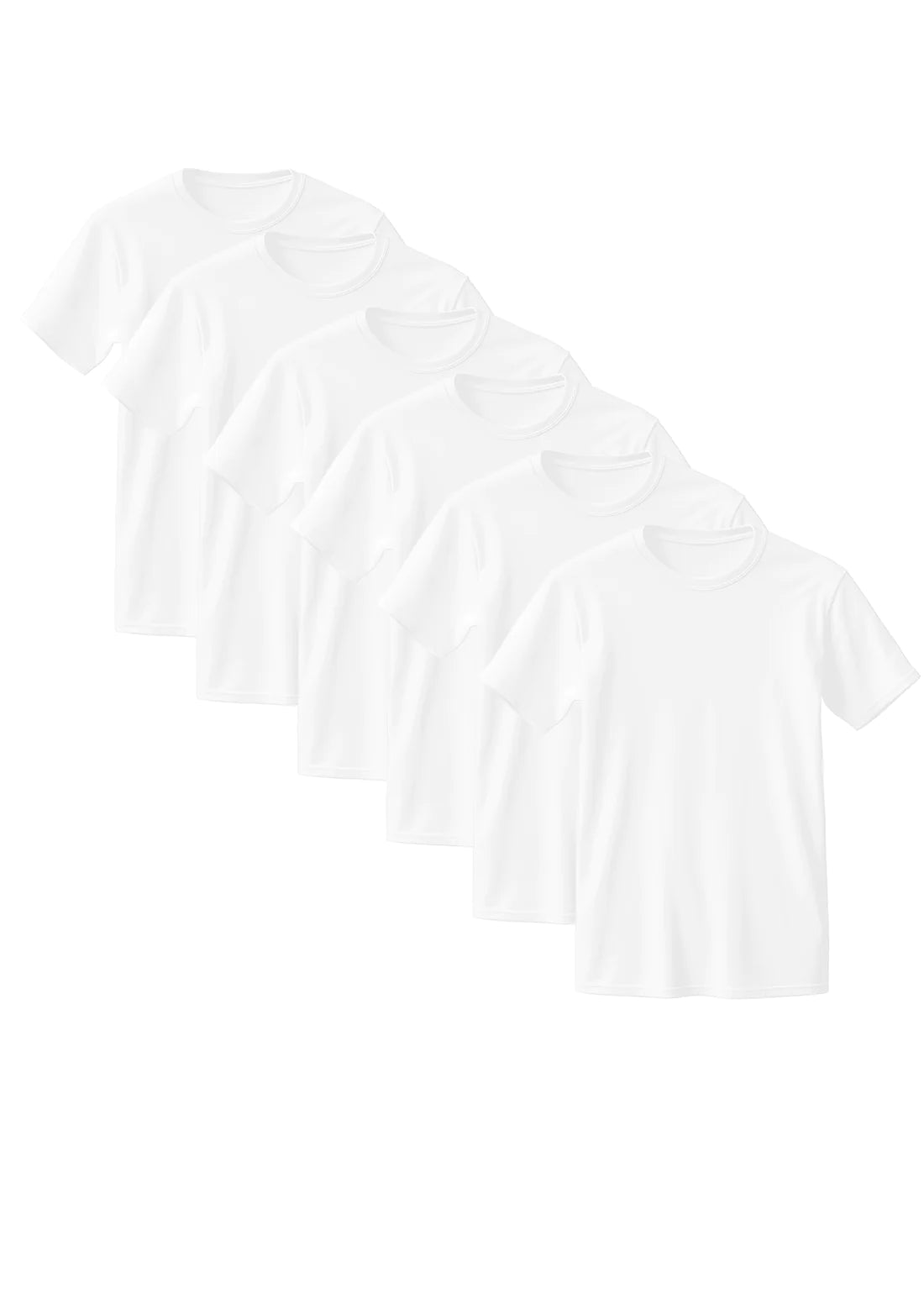 Elegant Combed Cotton T-Shirt 6-Pack