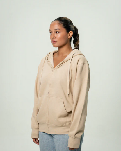 Women's Elegant Heavy Blend Full Zip-Up Hoodie