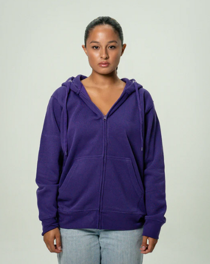 Women's Elegant Heavy Blend Full Zip-Up Hoodie