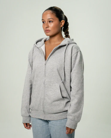 Women's Elegant Heavy Blend Full Zip-Up Hoodie