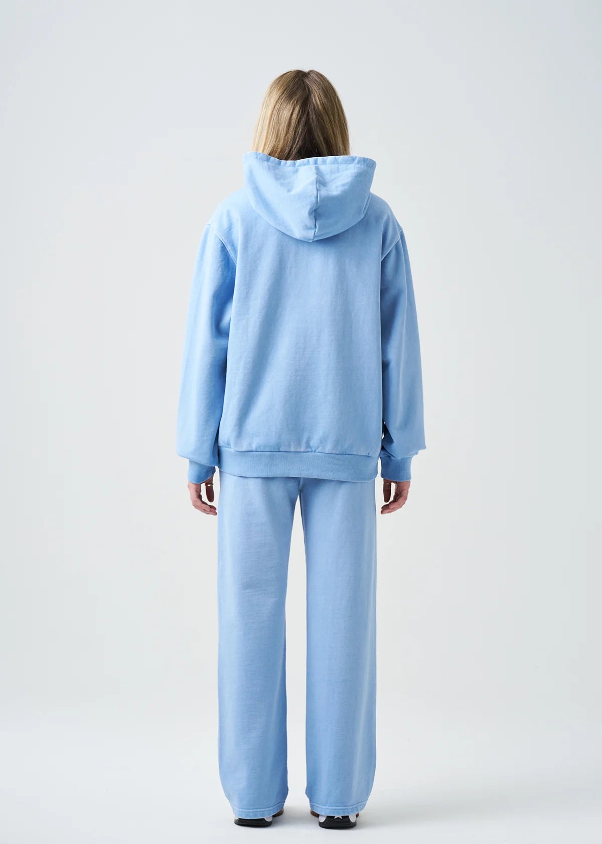 14 OZ Luxury Garment Dyed Fleece 2 Way Zip Up Sweatsuit